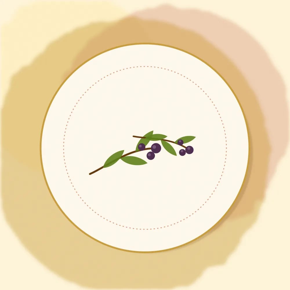 Assiette « Lisière »